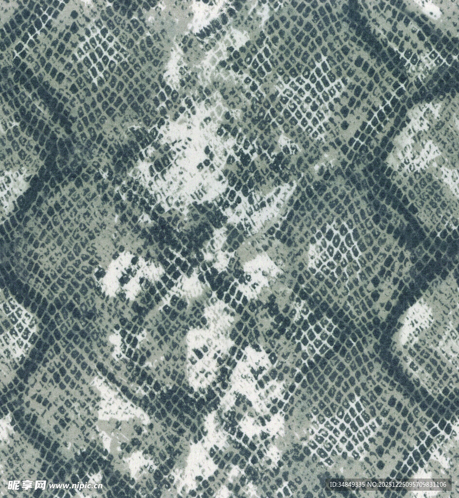 灰绿几何纹理图案布料