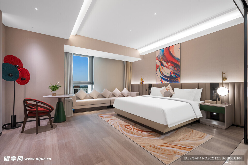 现代豪华卧室室内设计展示