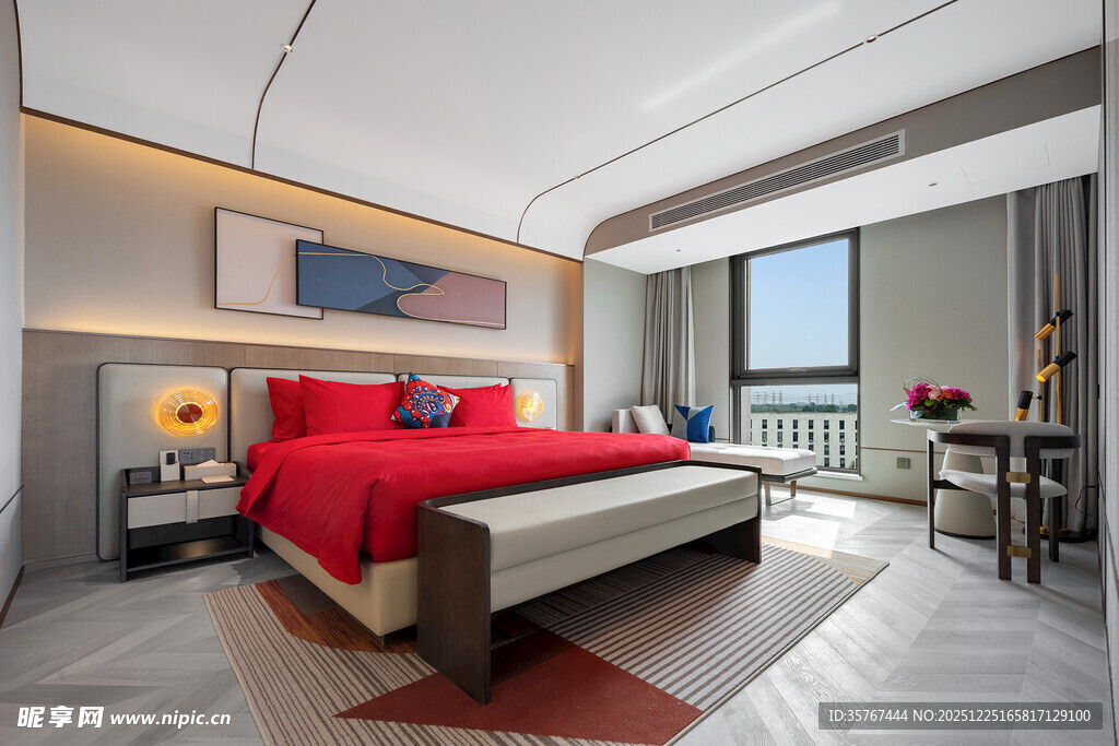 豪华现代风卧室室内场景