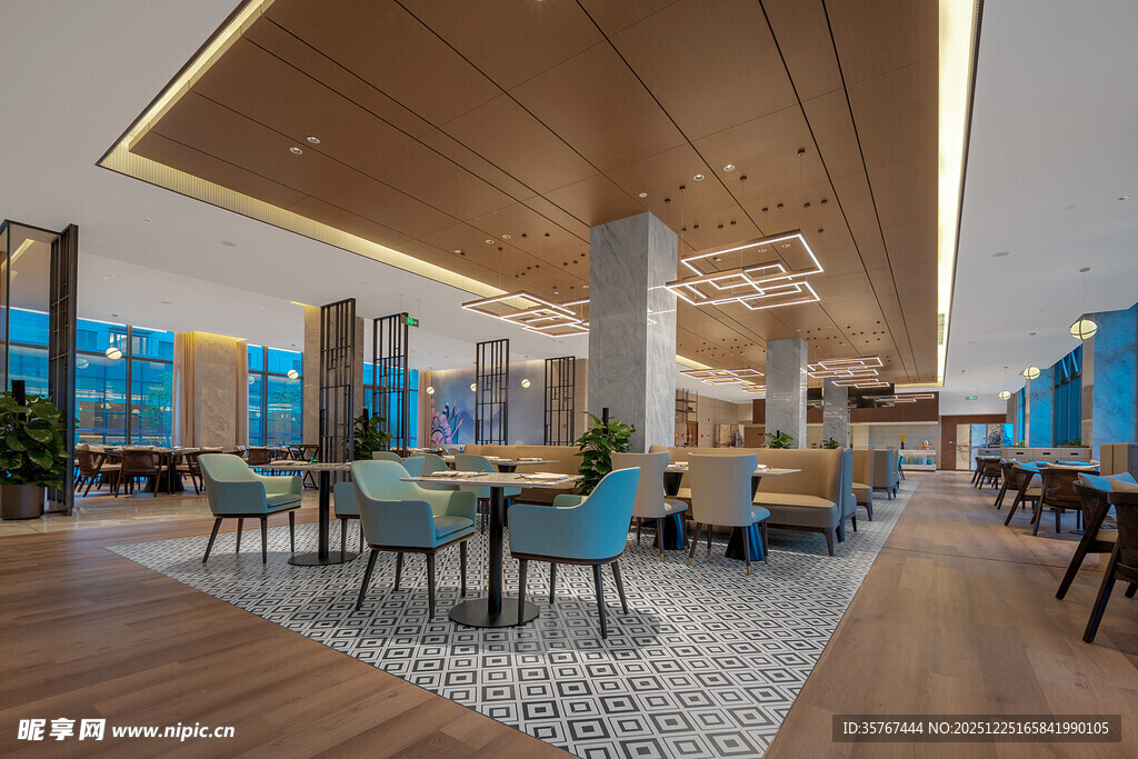 现代风格餐厅室内空间