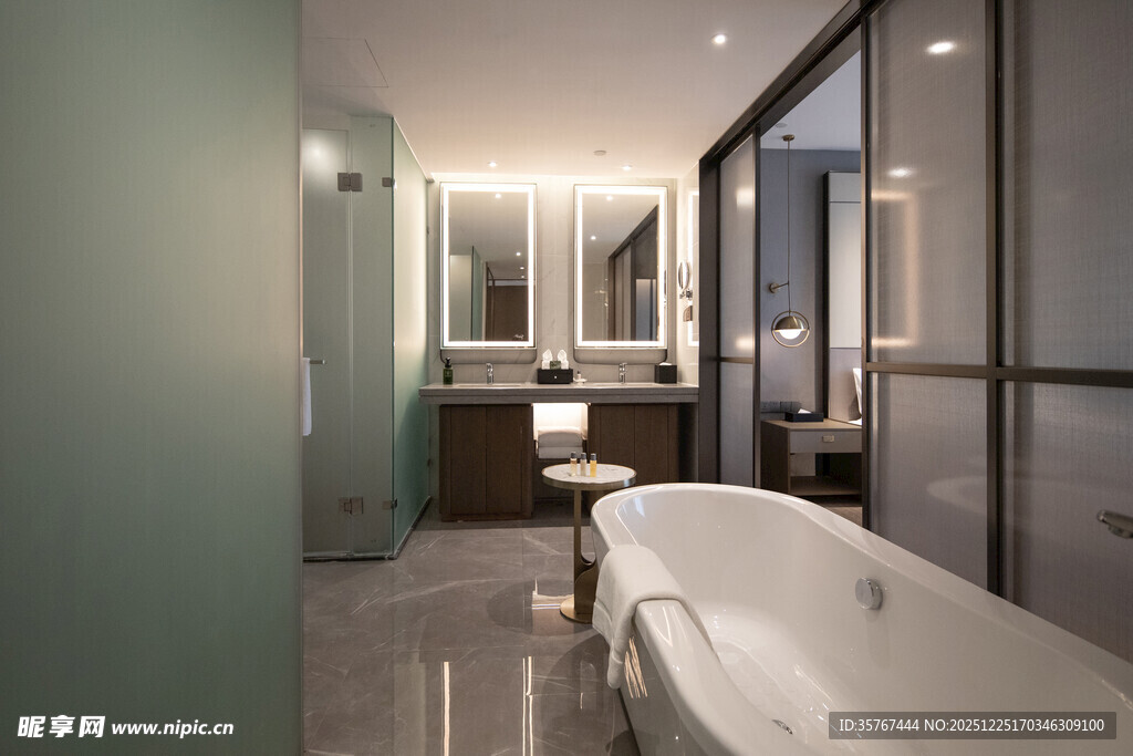 现代简约风格豪华浴室