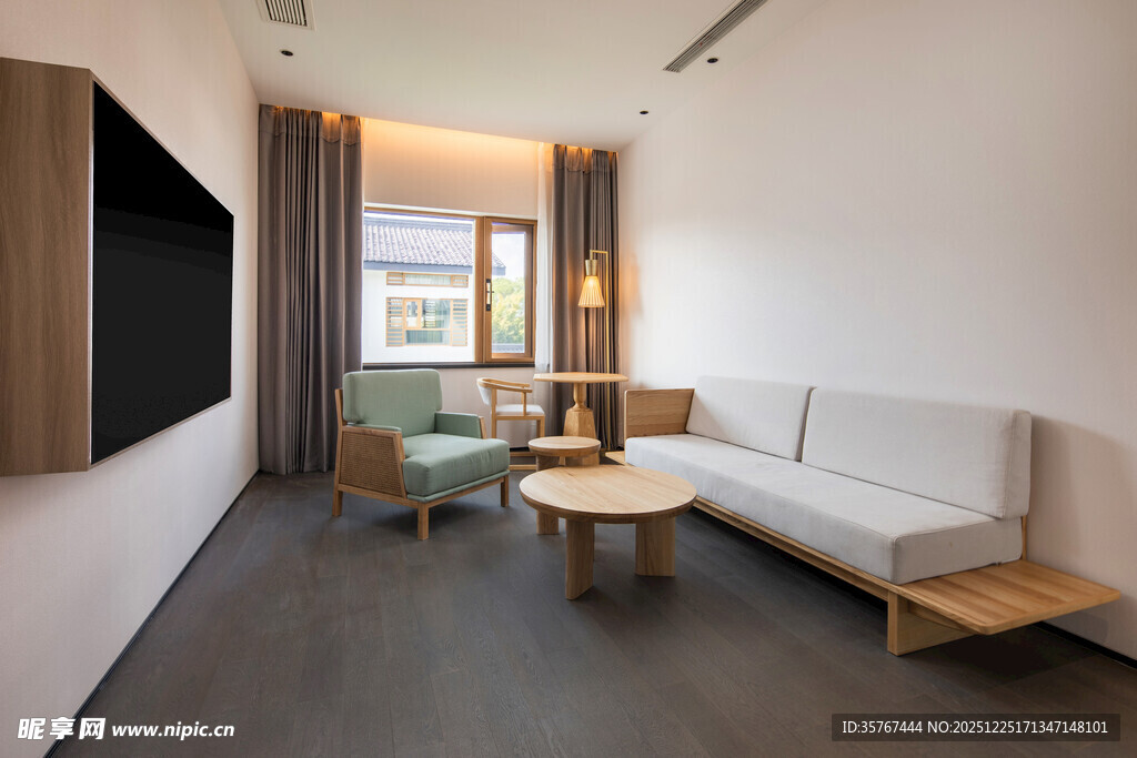 现代简约风客厅室内场景