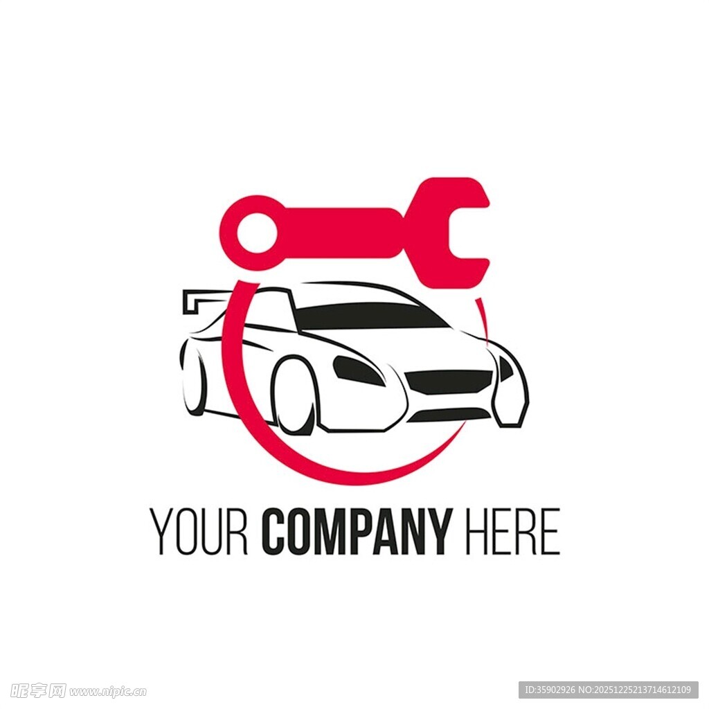 汽车维修服务标志设计