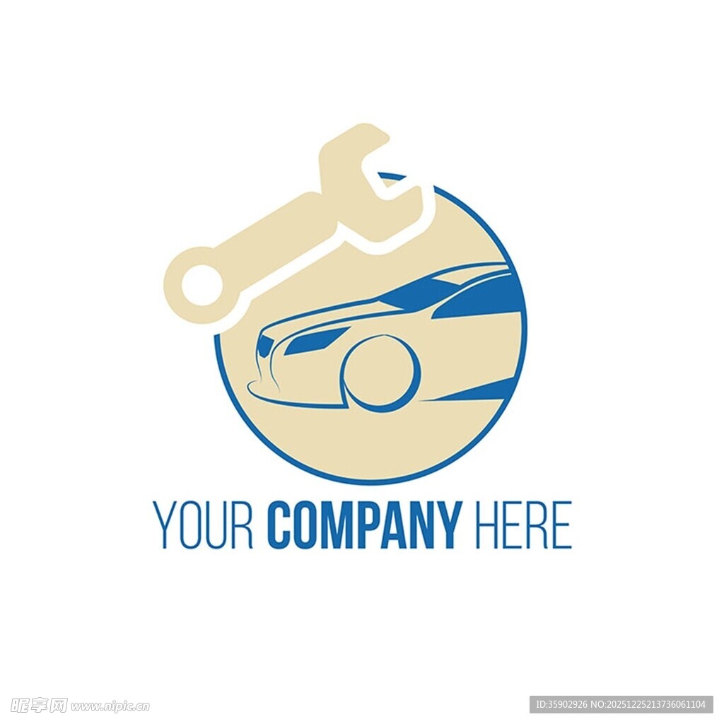 机械维修公司标志设计