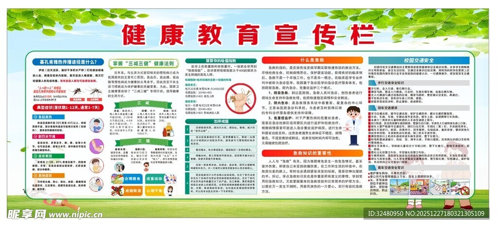 健康科普宣传栏