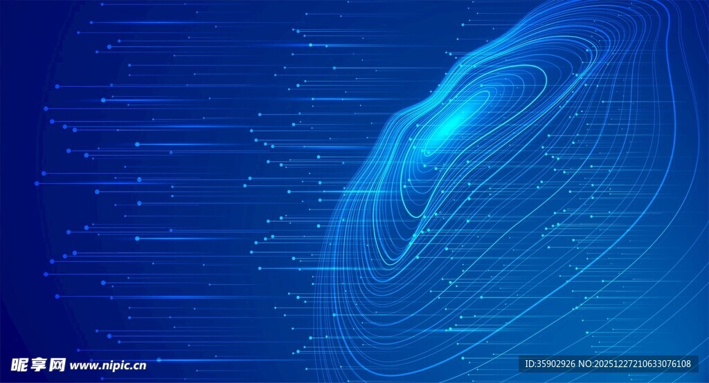 蓝色科技感线条背景图案