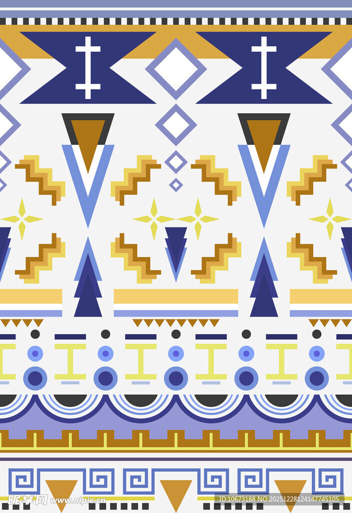 几何图案装饰边框设计