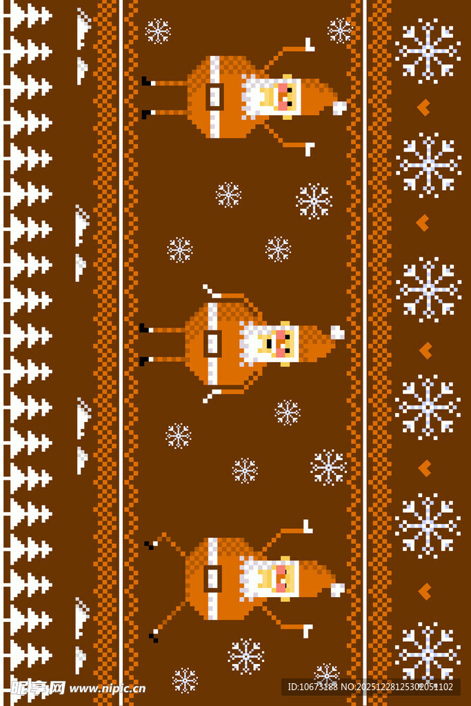 圣诞主题条纹图案背景