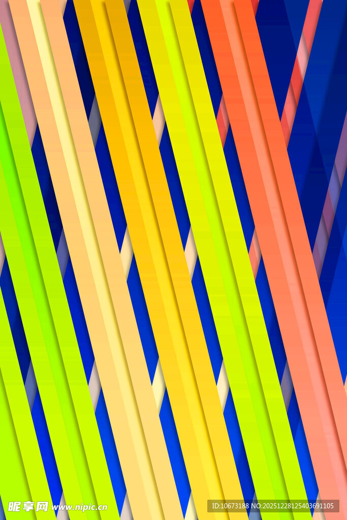 多彩条纹几何图案背景