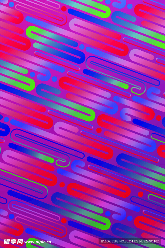 多彩条纹抽象图案背景