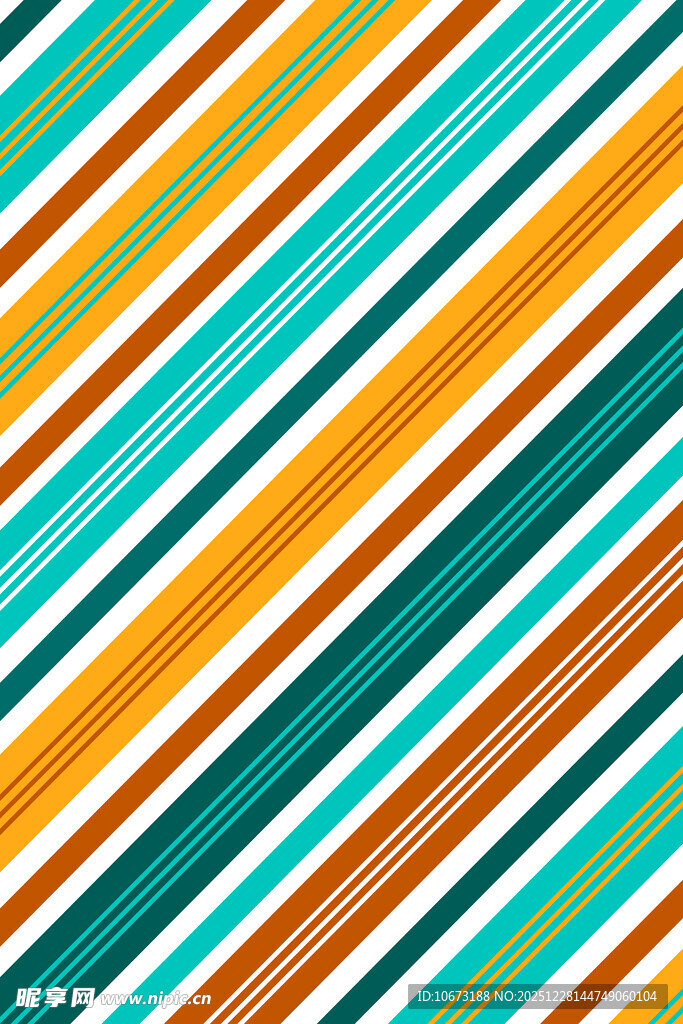 多彩斜条纹几何图案背景