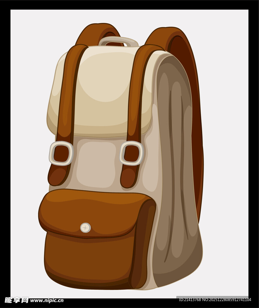 卡通风格双肩背包