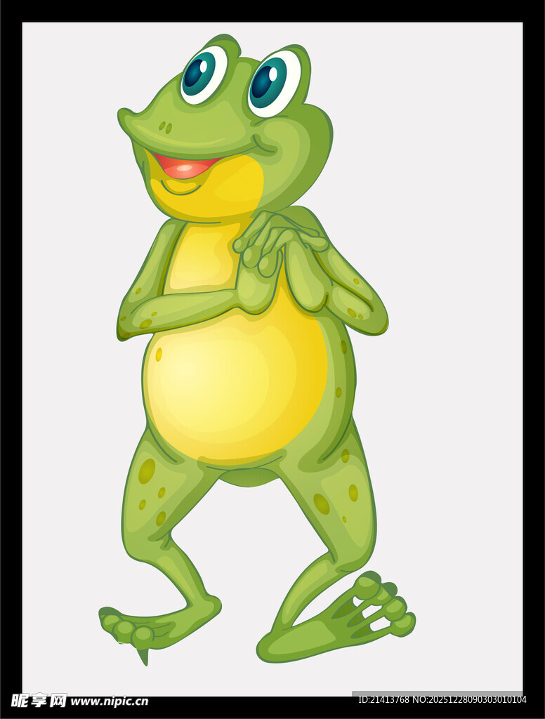可爱青蛙卡通形象
