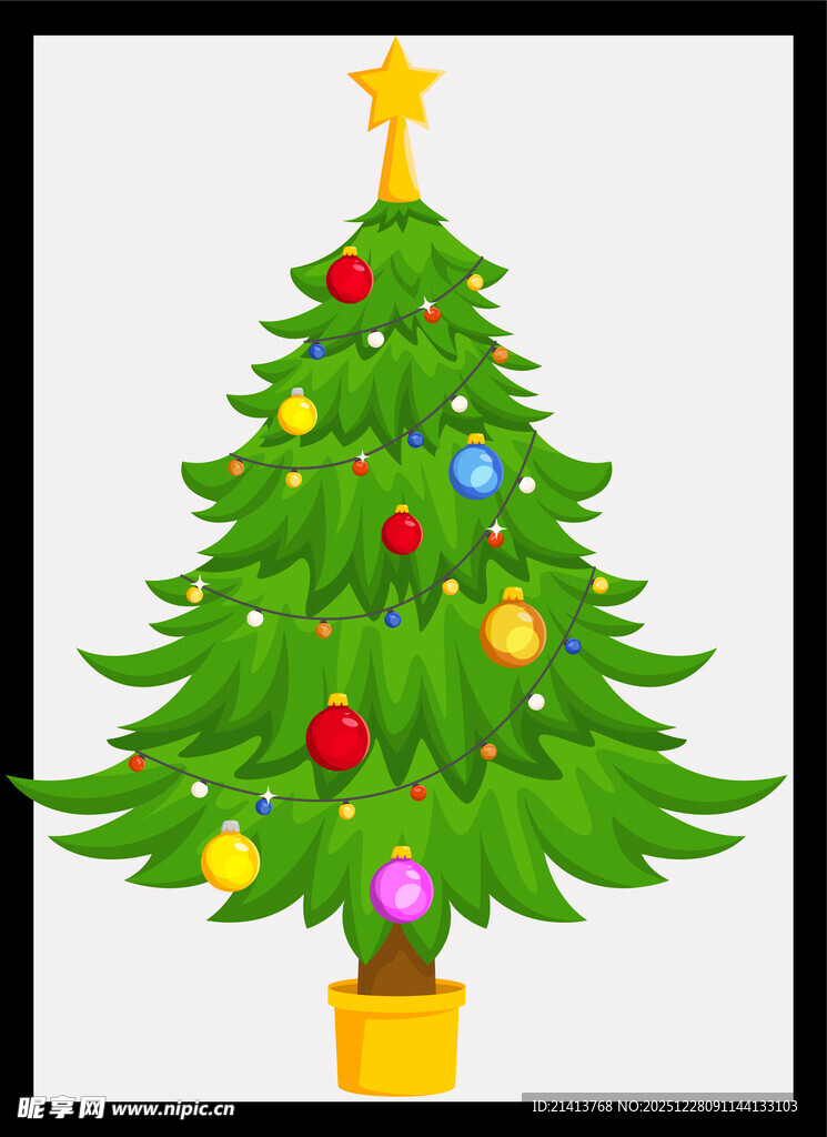 可爱卡通竖琴形象