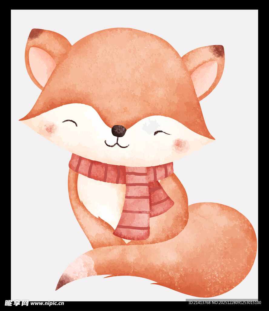 抱红心的可爱小刺猬