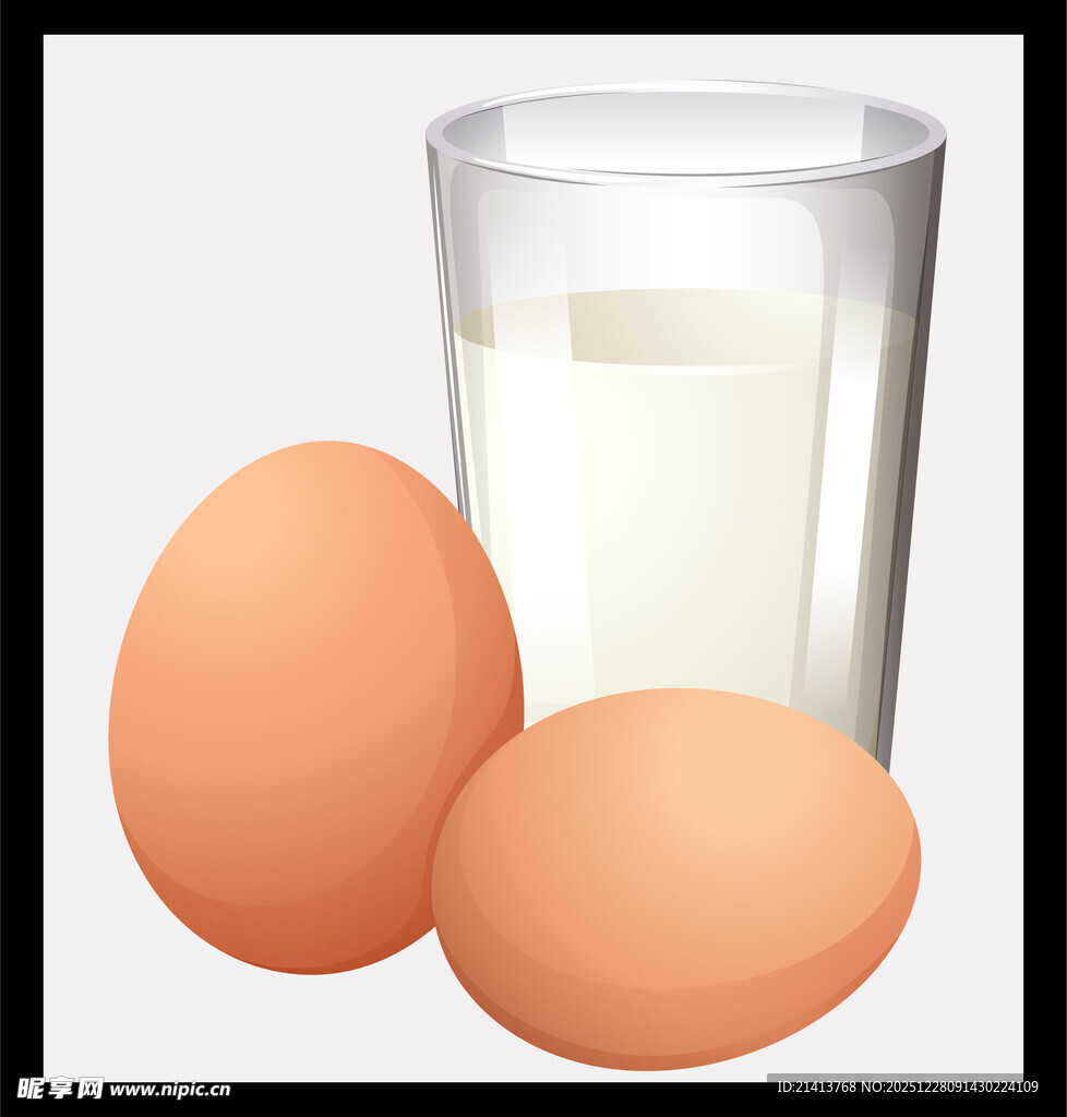鸡蛋与牛奶的营养组合