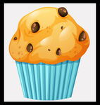 美味巧克力豆松饼