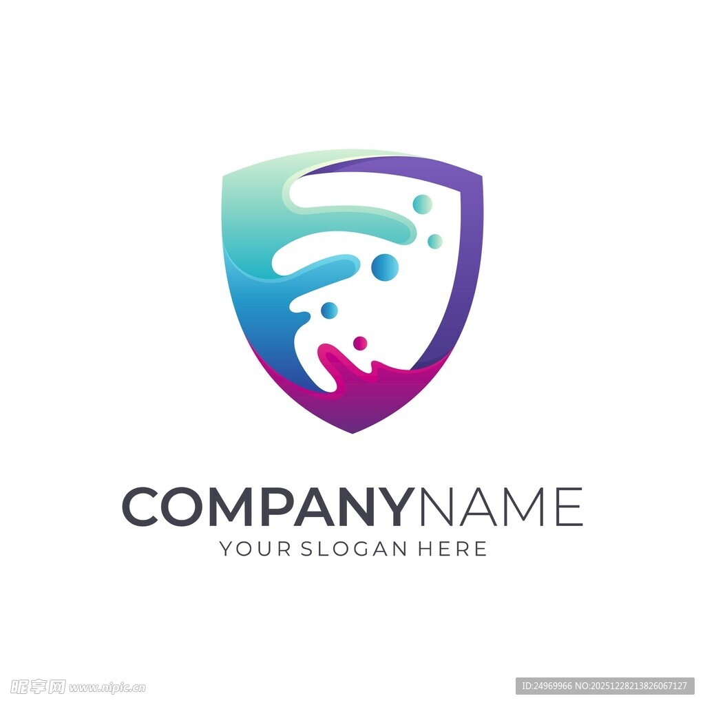 科技护盾公司标志设计