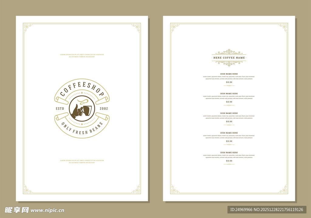 优雅婚礼请柬模板