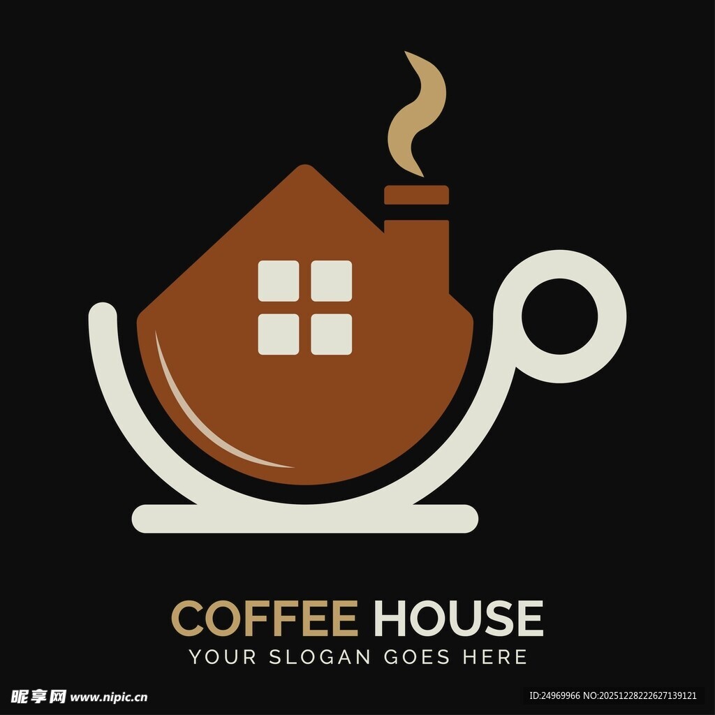 咖啡屋标志设计