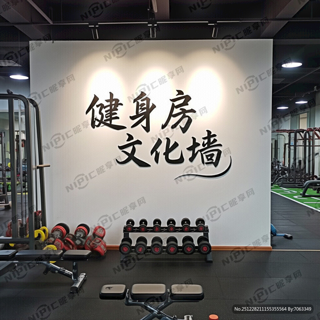 健身房文化墙