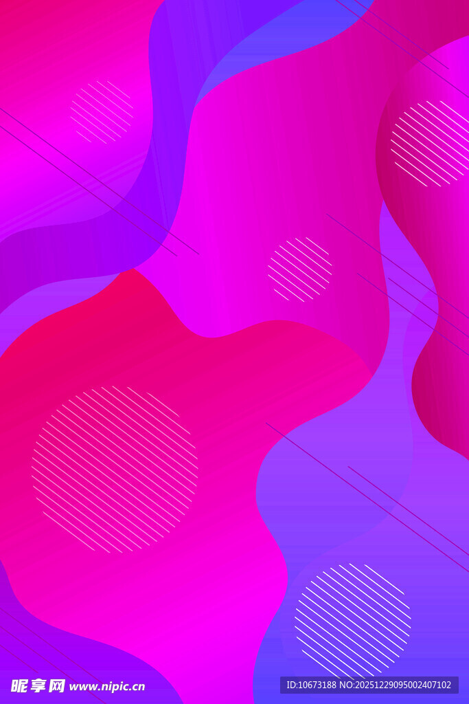 梦幻渐变流体背景图案