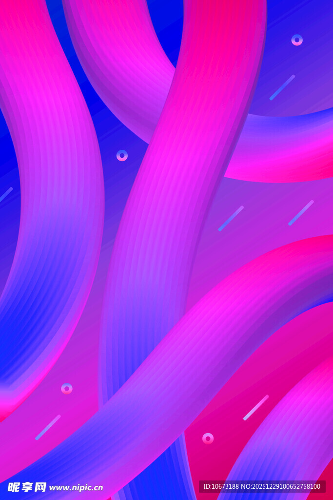 梦幻炫彩流体图案