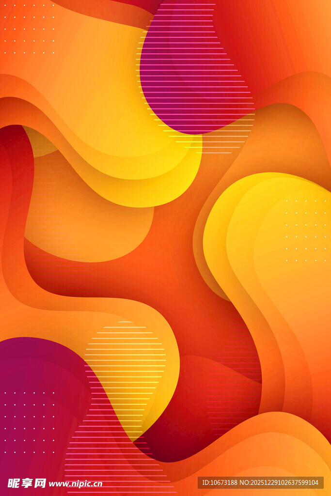 绚丽多彩流体渐变背景图