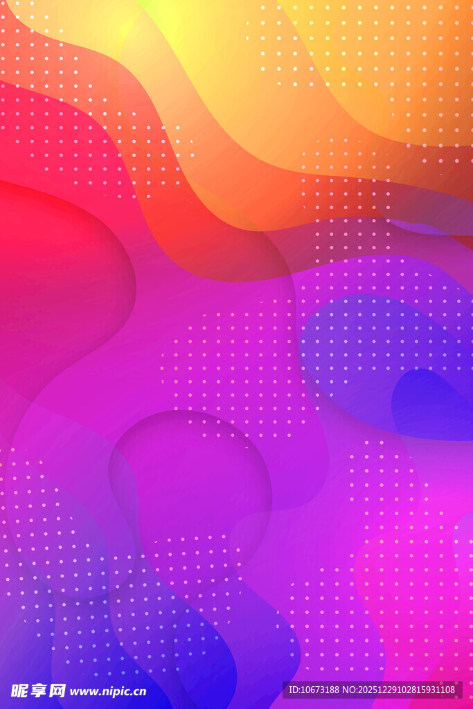 多彩渐变流体抽象背景图