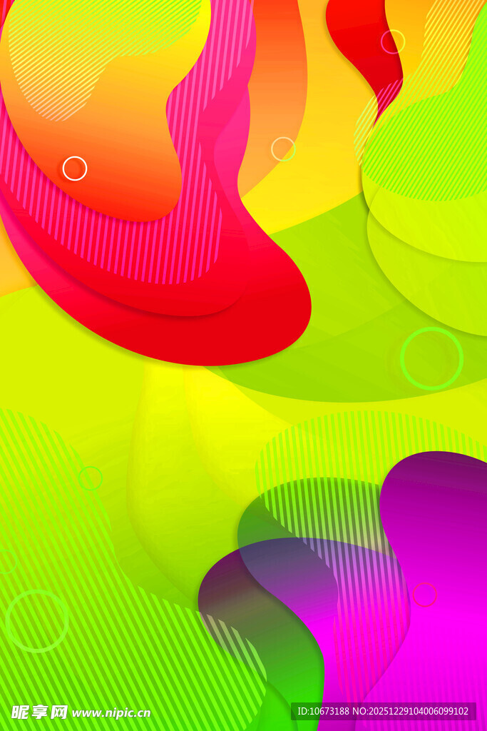 多彩流体抽象艺术图案