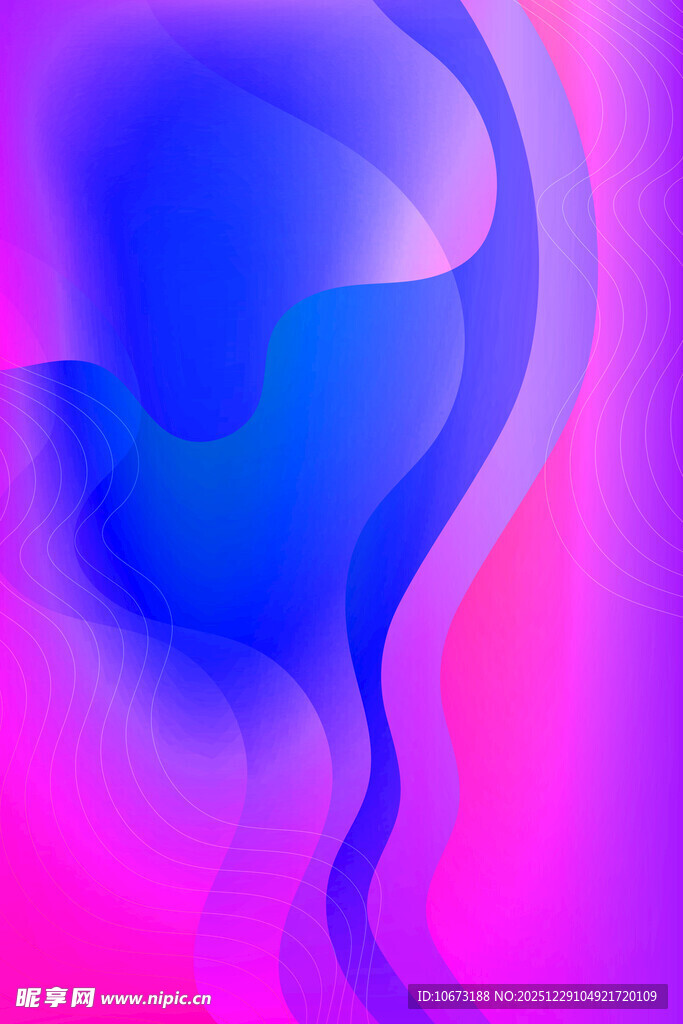 梦幻渐变流体艺术背景