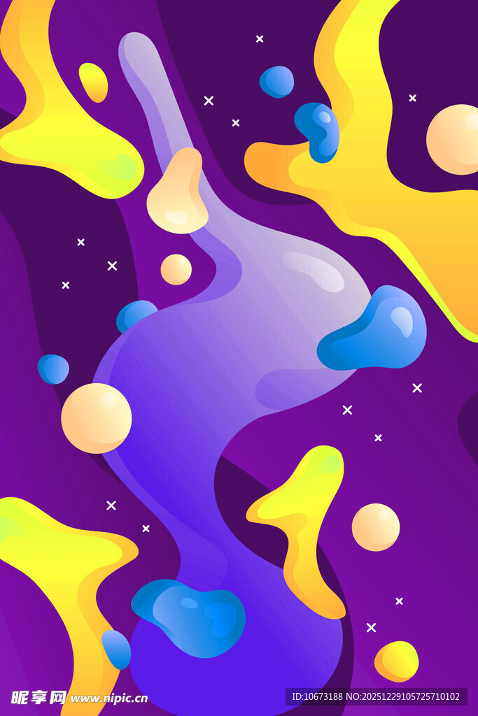 梦幻流体艺术图案