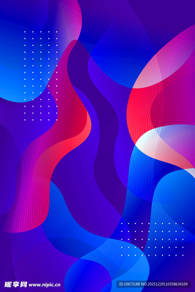 绚丽多彩流体渐变抽象背景