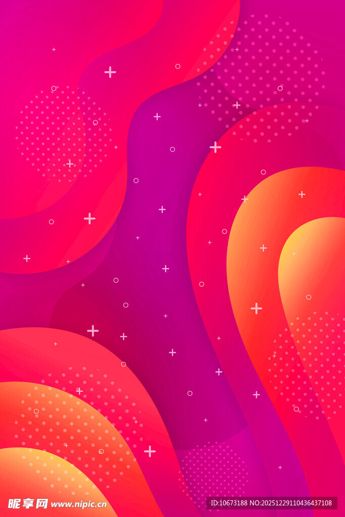 绚丽多彩渐变流体背景图