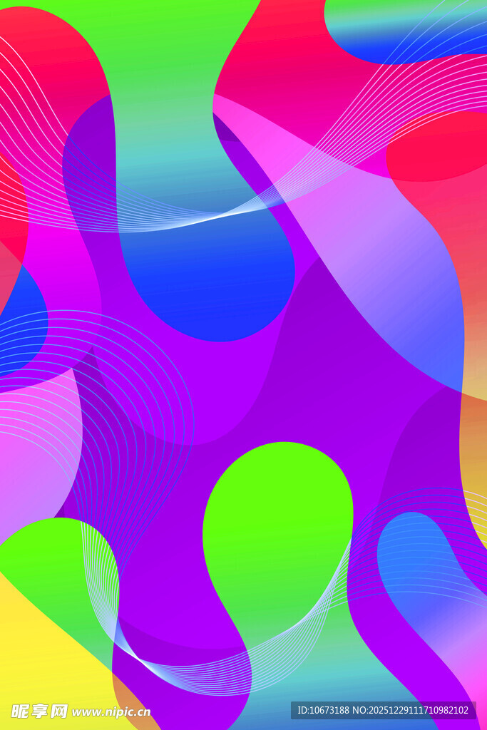 多彩抽象流体图案背景