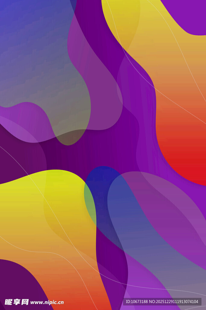 多彩抽象流体图案背景