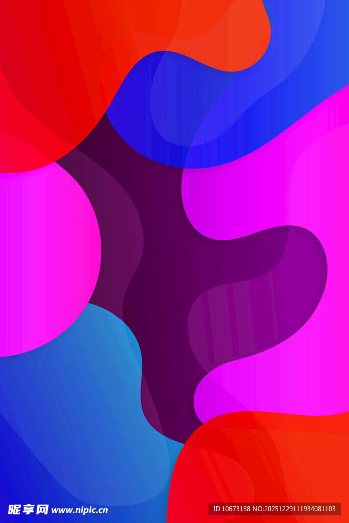 多彩流体抽象艺术图案