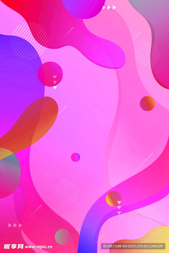 梦幻流体渐变抽象背景图