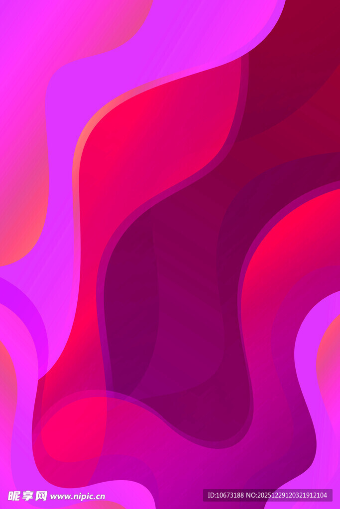 梦幻渐变流体抽象背景图