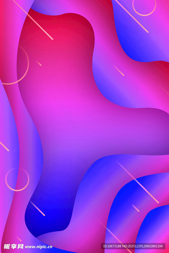 梦幻渐变流体艺术背景图