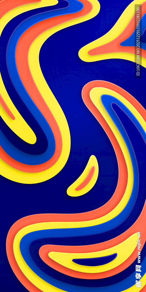 绚丽多彩的抽象动感图案