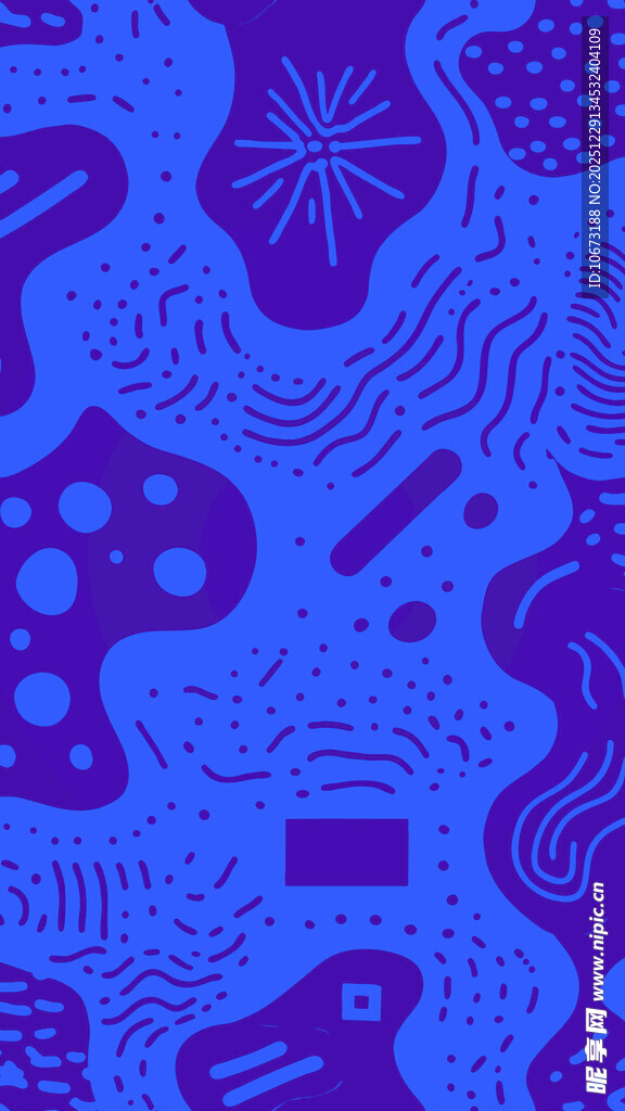 蓝紫色抽象几何图案背景