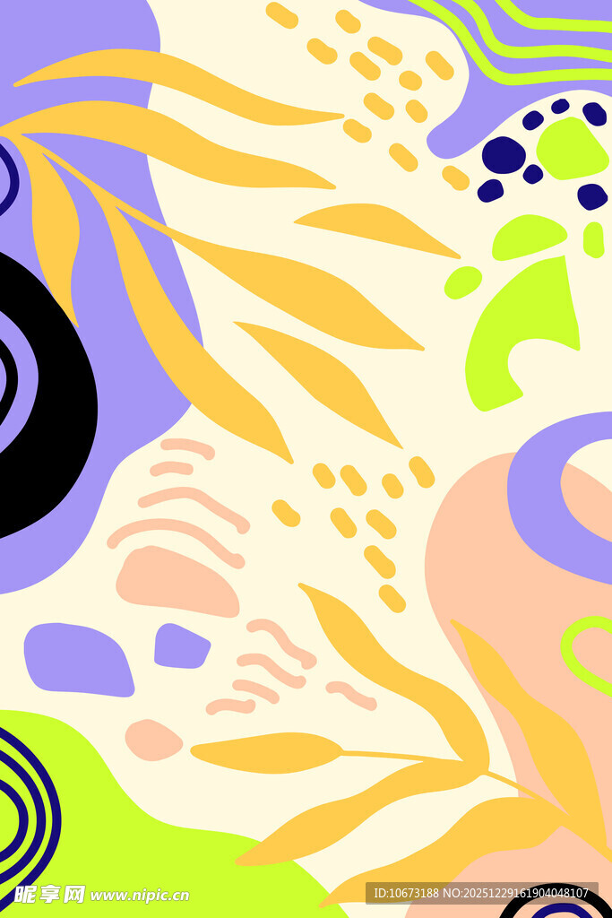 抽象多彩几何图案背景