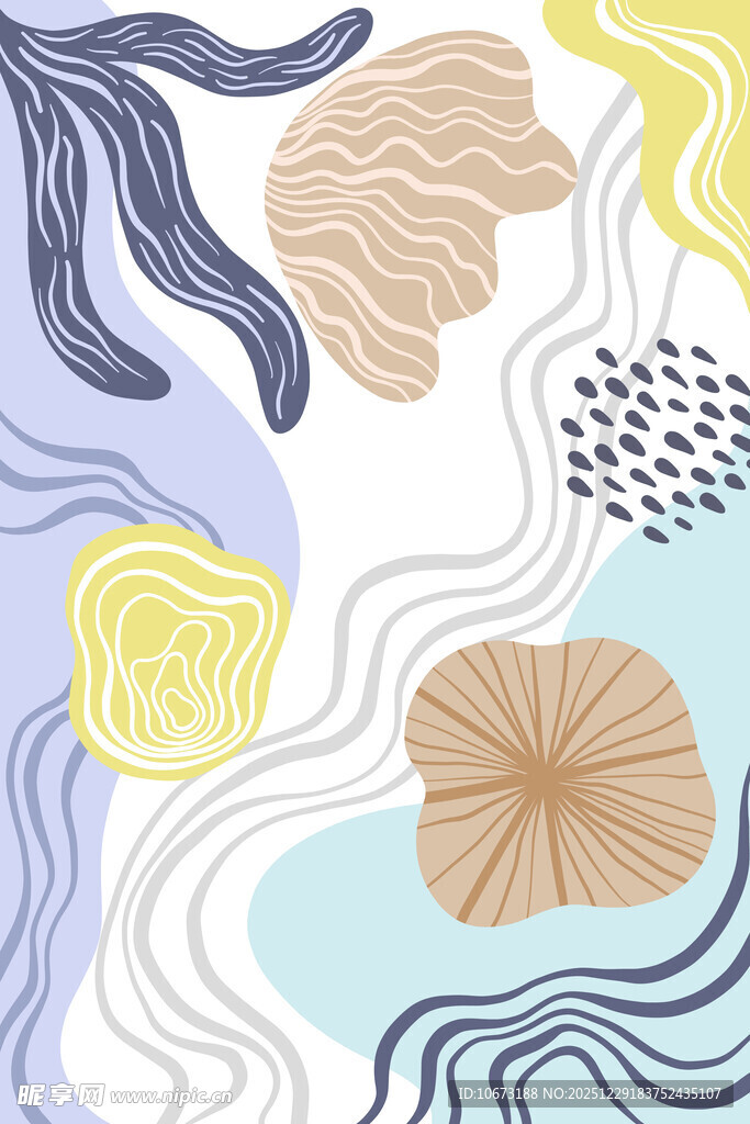 抽象几何图案装饰背景图