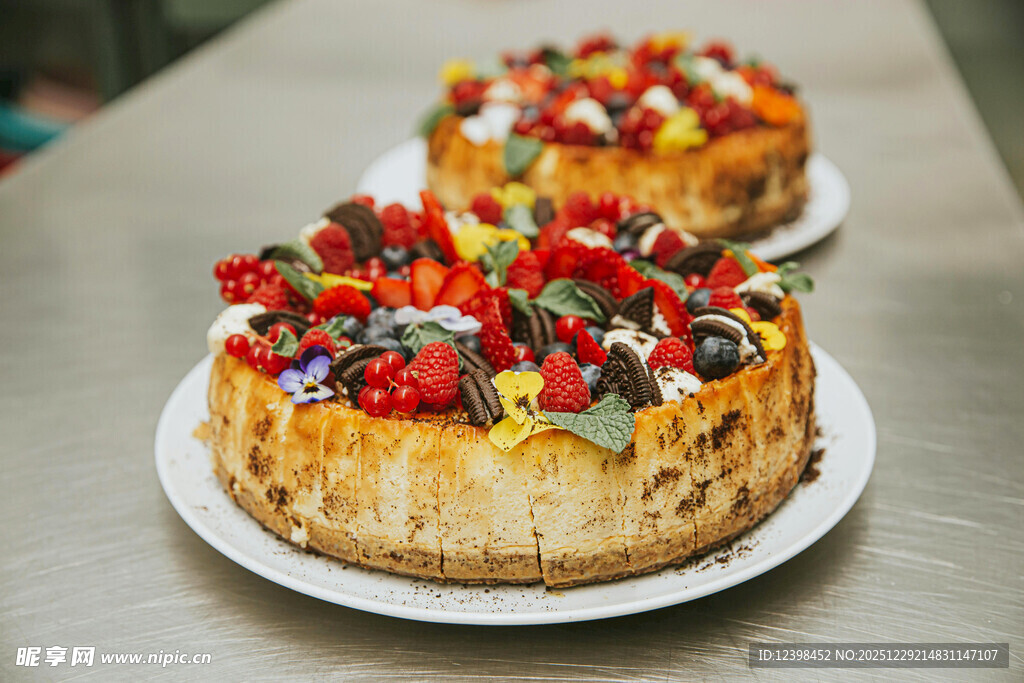 美味水果芝士蛋糕