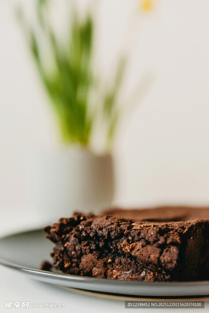 美味巧克力布朗尼切块