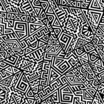 黑白几何图案纹理背景