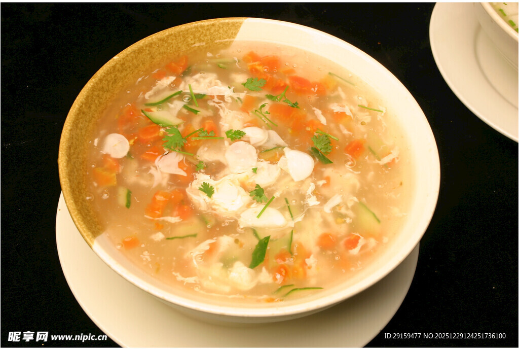 美味蔬菜蛋花汤