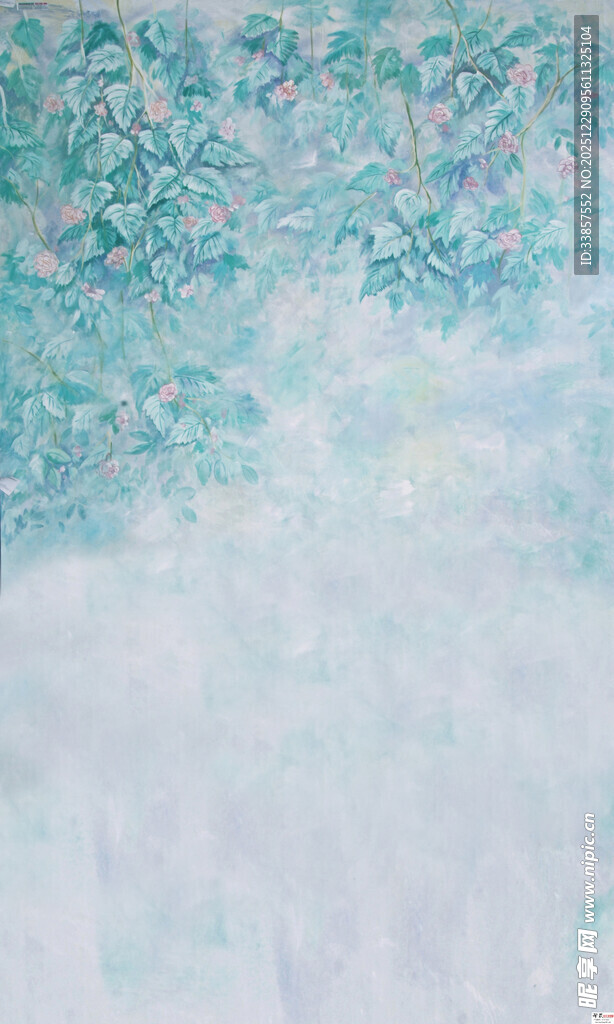 淡蓝渐变梦幻纹理背景