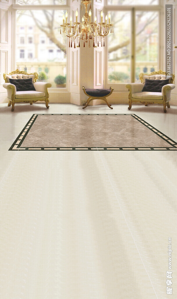 豪华客厅地毯展示